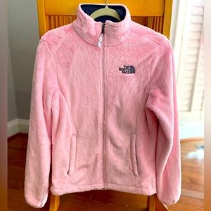 EUC North Face Pink Osito Fleece Size Small